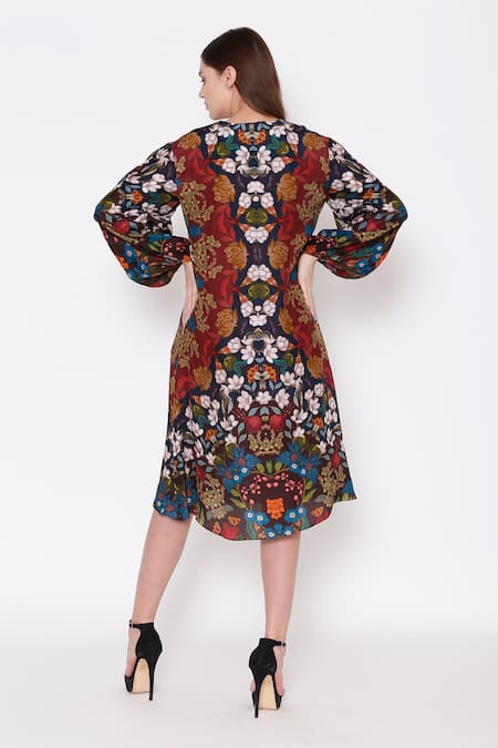 Alpona Designs By Soham Acharya Floral Print Tunic 