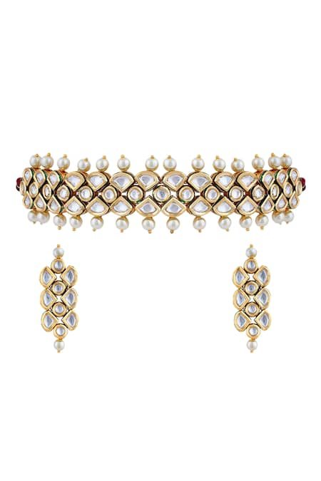 Anayah Jewellery Kundan Choker Set 