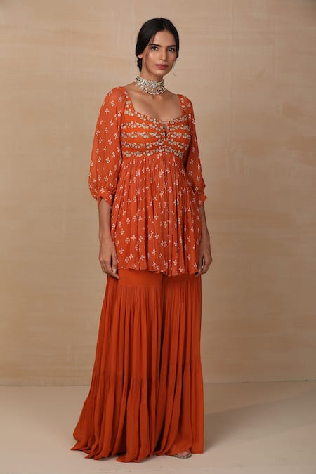 Esha Koul Printed Kurta & Sharara Set 