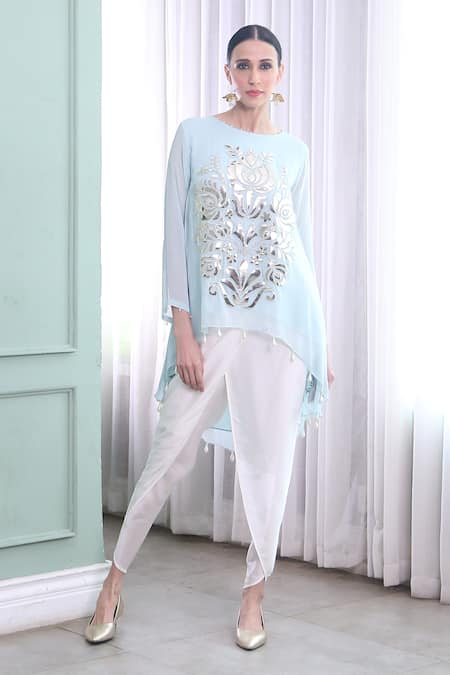 Seams Pret And Couture Ella Asymmetric Kurta & Pant Set 