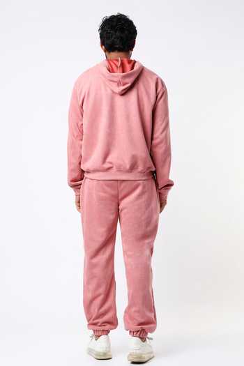 Buy Emblaze Pink Suede Hoodie And 