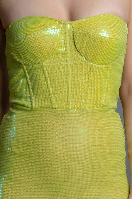 Shop_Emblaze_Green Fabric Sweetheart Neck Embellished Gown _Online_at_Aza_Fashions