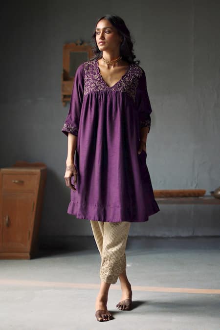 Shorshe Clothing Embroidered Anarkali Set 