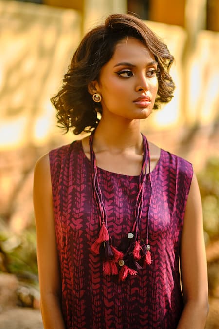 Enech Tie & Dye Draped Jumpsuit 