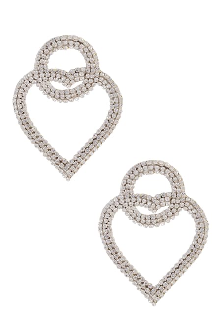 Raya by Vijeta R Heartful Statement Earrings  