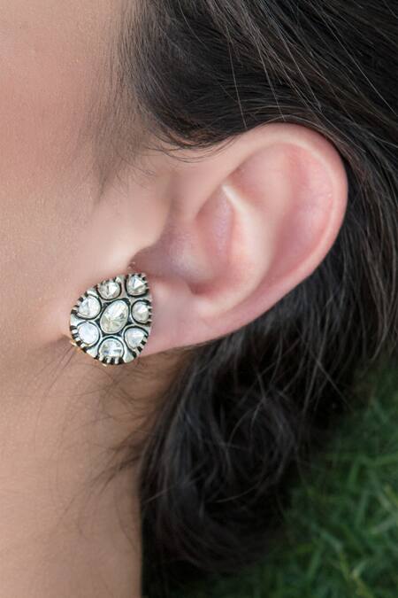 Vintage Diamond Stud Earrings