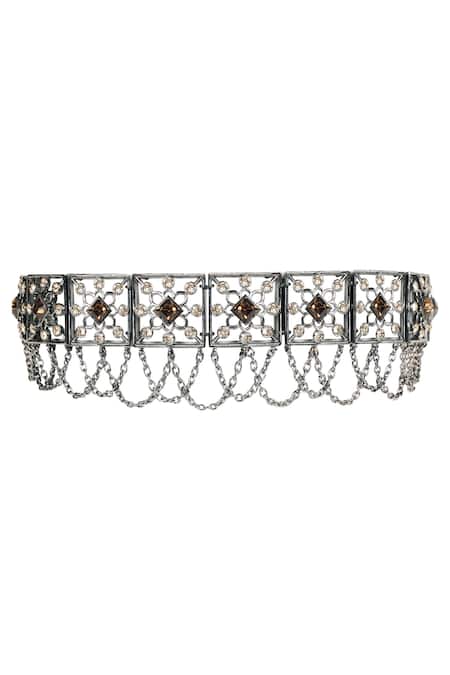 Esme by Aashna Dalmia Crystal Geometric Choker 
