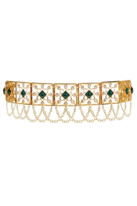 Esme by Aashna Dalmia Crystal Geometric Choker 