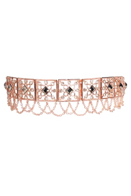 Esme by Aashna Dalmia Crystal Geometric Choker 