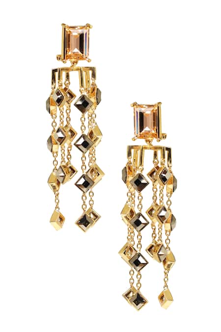 Esme by Aashna Dalmia Crystal Geometric Chandeliers 