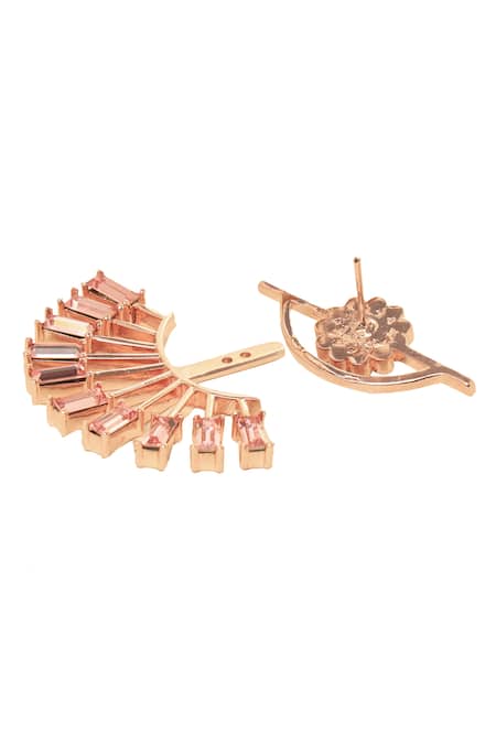 Buy_Esme By Aashna Dalmia_Blue Stones Detachable Evil Eye Earrings _Online_at_Aza_Fashions