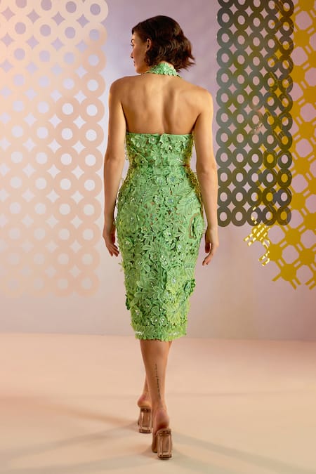 Pankaj & Nidhi Exquisita Floral Cutwork Skirt 