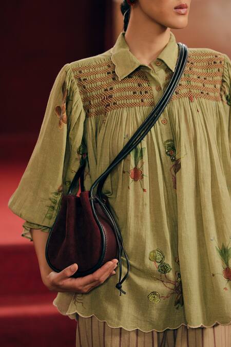 Buy_Cord_Maroon Eva Suede Sling_Online_at_Aza_Fashions