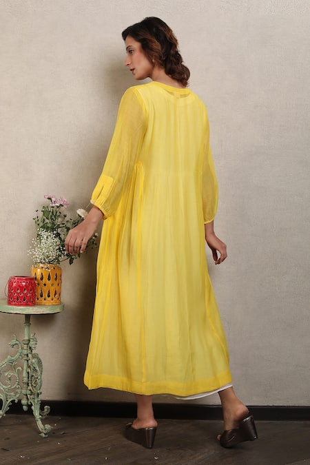 Falguni.Foram Floral Print Dress With Jacket 