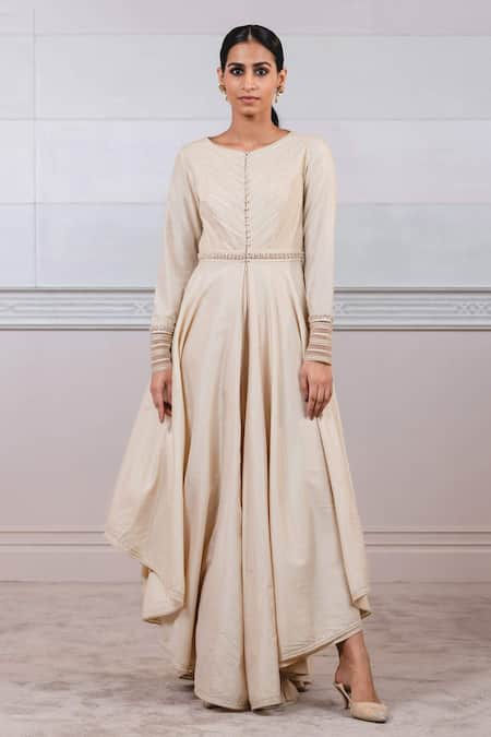 Tarun Tahiliani Asymmetric Flared Jumpsuit 