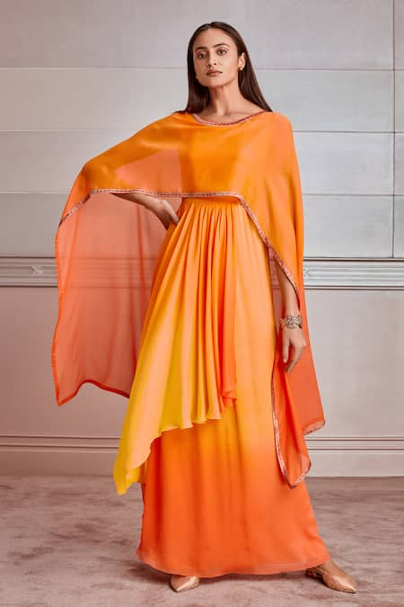 Tarun Tahiliani Draped Layered Kaftan 