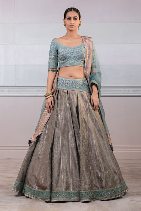 Tarun Tahiliani Brocade Bridal Lehenga Set 