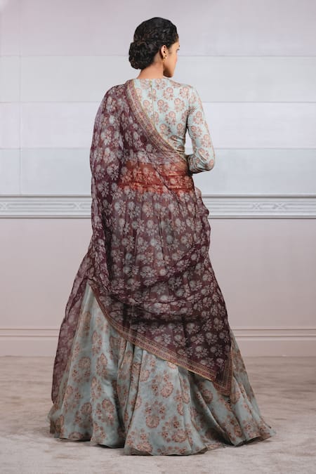 Tarun Tahiliani Floral Print Lehenga Set 