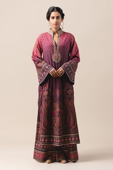 Tarun Tahiliani Handloom Cotton Kurta & Pant Set 