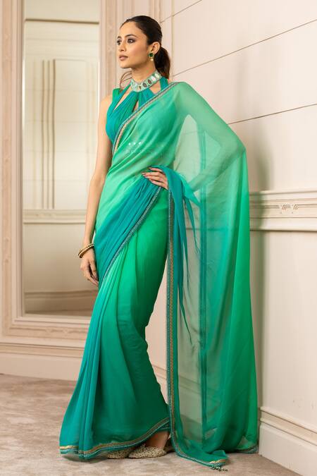 Buy Sea Green Pure Plain Kota Cotton Saree-UNM70621 Online at  Unnatisilks.com|UNM70621