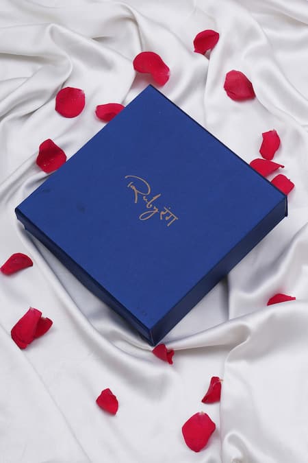 Shop Ruby Raang Multi Color Kundan Drop Layered Necklace Online at Aza Fashions Shop_Ruby Raang_Multi Color Kundan Drop Layered Necklace _Online_at_Aza_Fashions