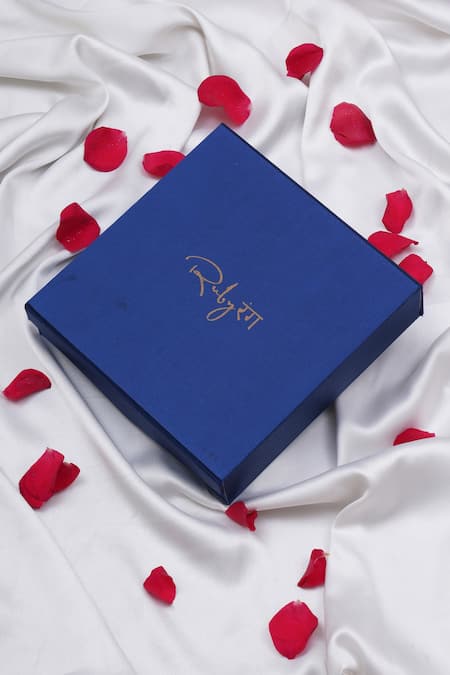 Ruby Raang_White Colorblock Bead Layered Necklace _Online_at_Aza_Fashions