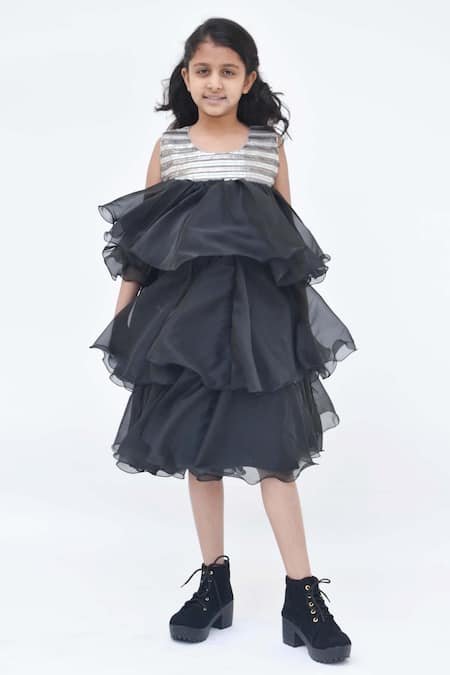 Black Dress For Girls - Temu