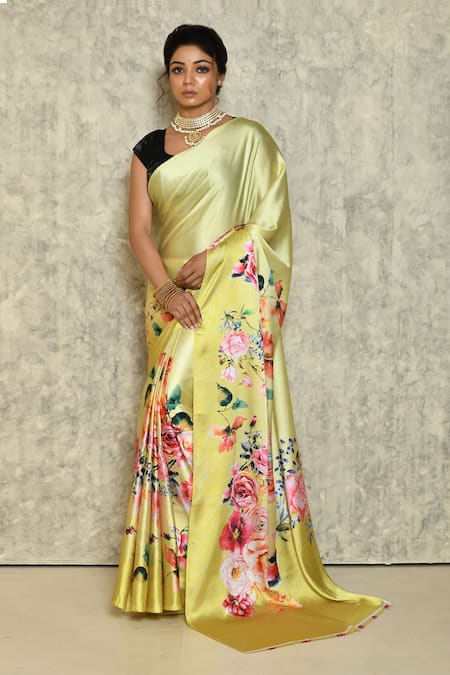 Khwaab by Sanjana Lakhani Floral Pattern Saree 