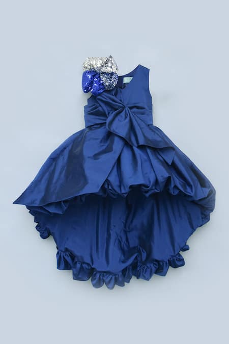 FAYON KIDS Silk Flared Gown 