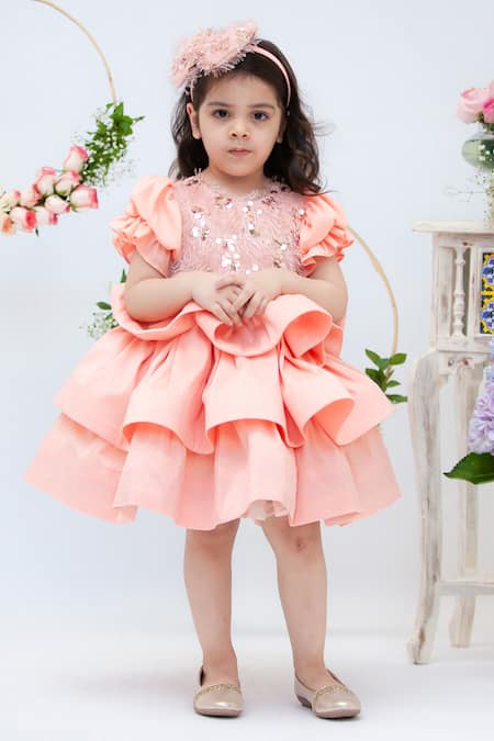 FAYON KIDS Embellished Dress 
