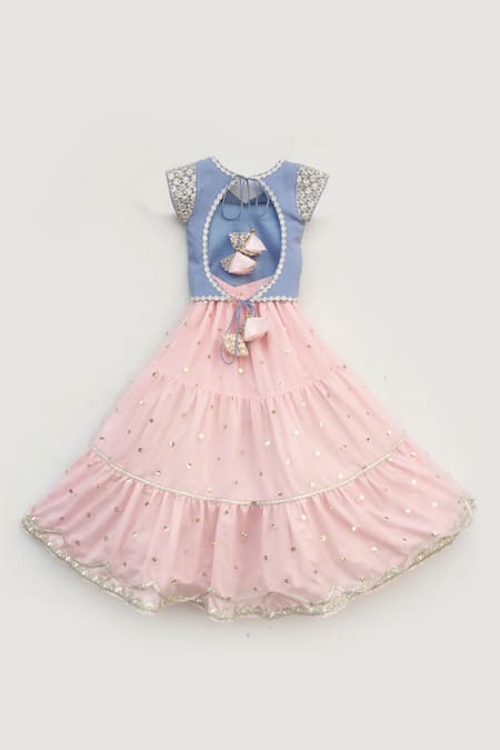 Fayon Kids Embroidered Lehenga Set 