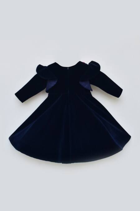 Girls Velvet Frock | Purple Party Wear Dress | Luxe Baby Frock Online | The  Nesavu – The Nesavu