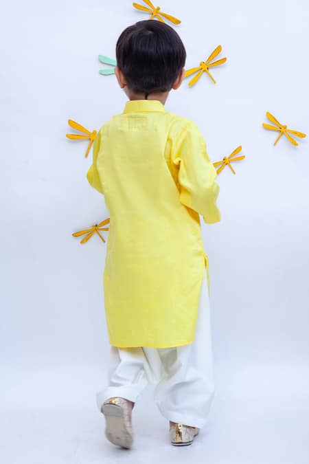 Fayon Kids Embroidered Kurta Set 