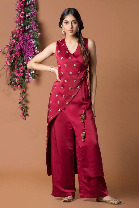 Mehak Murpana Asymmetric Kurta & Pant Set 