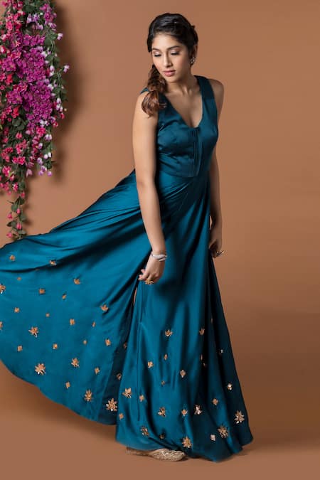 Mehak Murpana Embroidered Flared Jumpsuit 