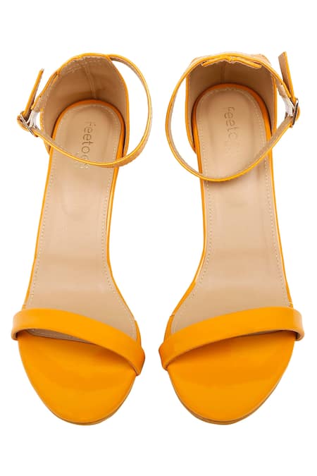 Buy THE PERFECT MATCH YELLOW HEELS for Women Online in India