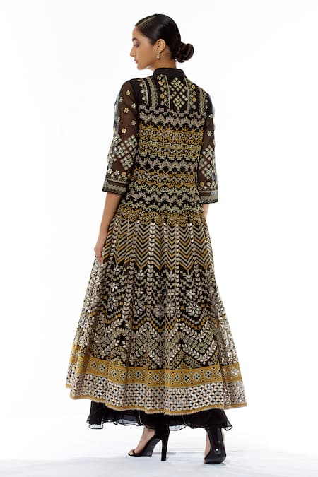 Kavita Bhartia Embroidered Anarkali & Palazzo Set 