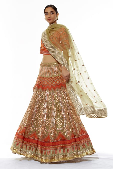 Kavita Bhartia Embroidered Bridal Lehenga Set 