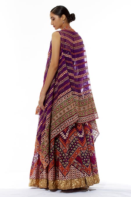 Kavita Bhartia Embroidered Lehenga Set with Jacket