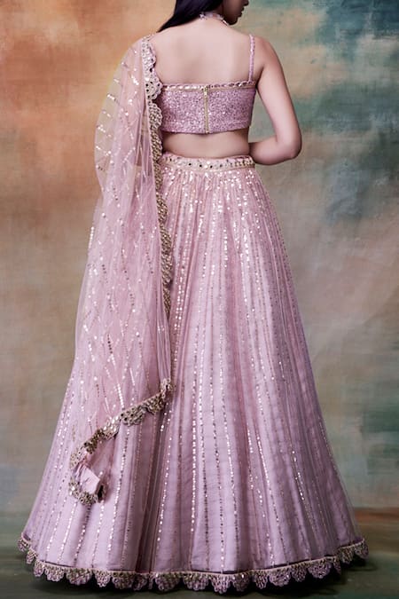 Vvani By Vani Vats Embroidered Lehenga Set 