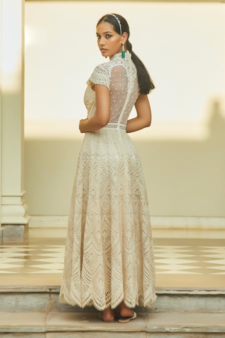Jade By Monica & Karishma Vilona Net Gown 