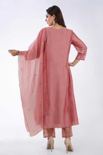 Asaga Chanderi Silk Kurta Set 