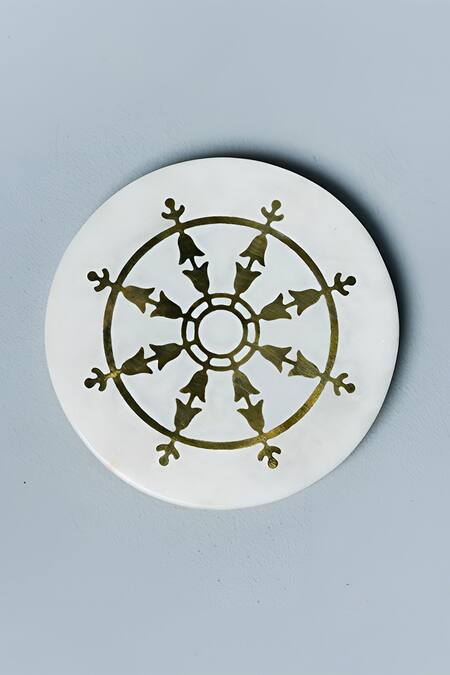 Shop_Cosy Dwellings_Multi Color 100 % Soy Wax, Marble Opulence Gift Vanilla Floral Jar Candle_Online_at_Aza_Fashions