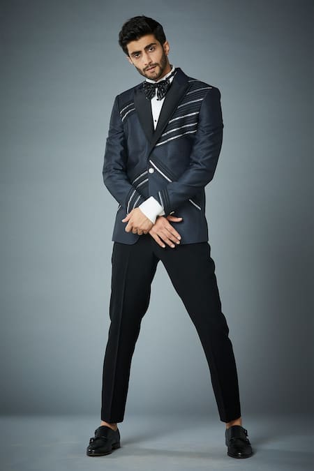 Amazon.com: Suit + Jacket + Pants 3 Pieces Sets Men Business Suits Men's  Blazers Coat + Trousers + Waistcoat 2 Pieces Dark Gray S : Clothing, Shoes  & Jewelry