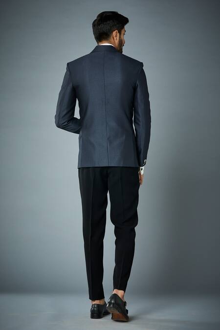 Gargee Designers Tape Embellished Tuxedo & Pant Set 