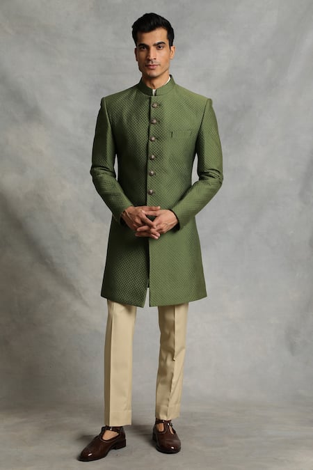 Gargee Designers Quilted Sherwani Set 