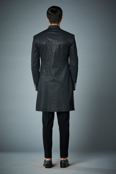 Gargee Designers Textured Sherwani Set 