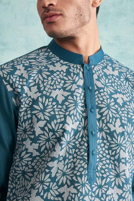 Buy Gargee Designers Green Kurta Georgette Abstract Applique Set Online at Aza Fashions Buy_Gargee Designers_Green Kurta Georgette Abstract Applique Set _Online_at_Aza_Fashions