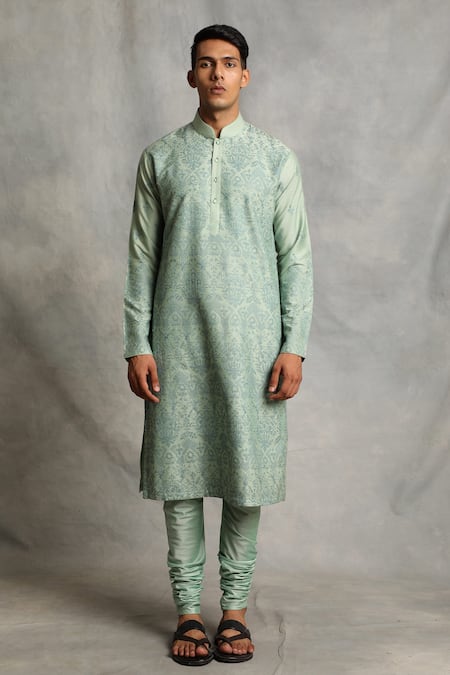 Gargee Designers Floral Embroidered Kurta Set 