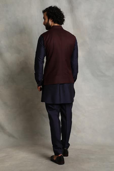 Gargee Designers Pleated Bundi & Kurta Set 